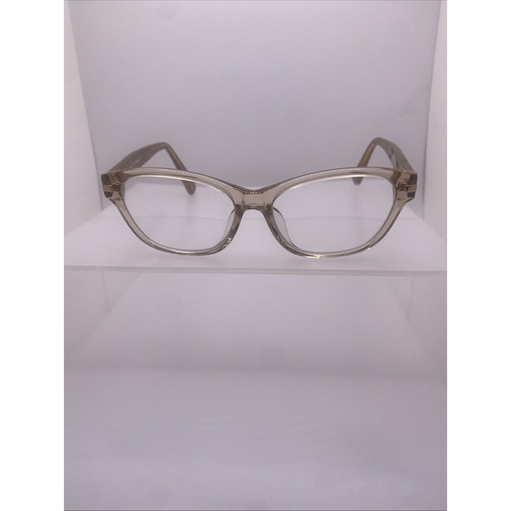 Coach Eyeglasses FRAMES ONLY Lakola 53-16-140 Brown Crystal Beige 405